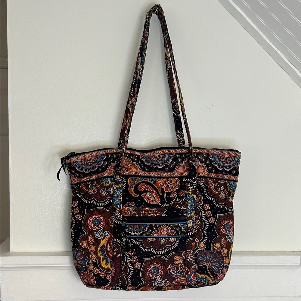 Vera Bradley Over the Shoulder Purse in retired Kensington Paisley Print
